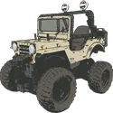 Wrangler TJ de 1997 à 2006 110-150mm - Amortisseur de direction Trail Master AVANT SPORT pour Jeep